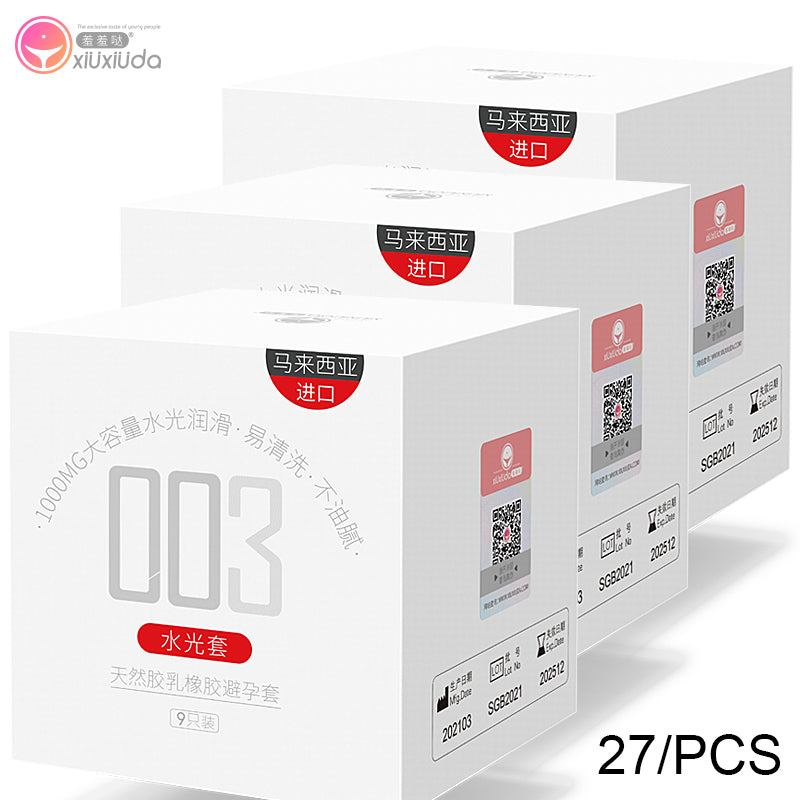 0.03 Ultra Thin Condoms For men Ejaculation delay Superlubrication Feeling Latex Condom Penis Sleeve Vaginal Stimulation dult sex toys